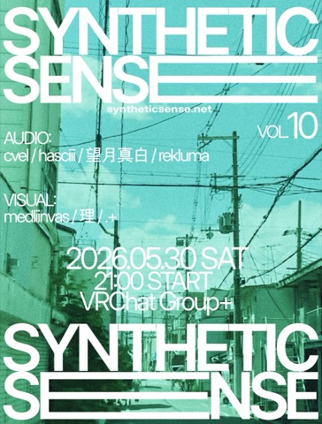 SyntheticSense vol.10 flyer